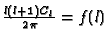 $\frac{l(l+1)C_l}{2\pi} = f(l)$